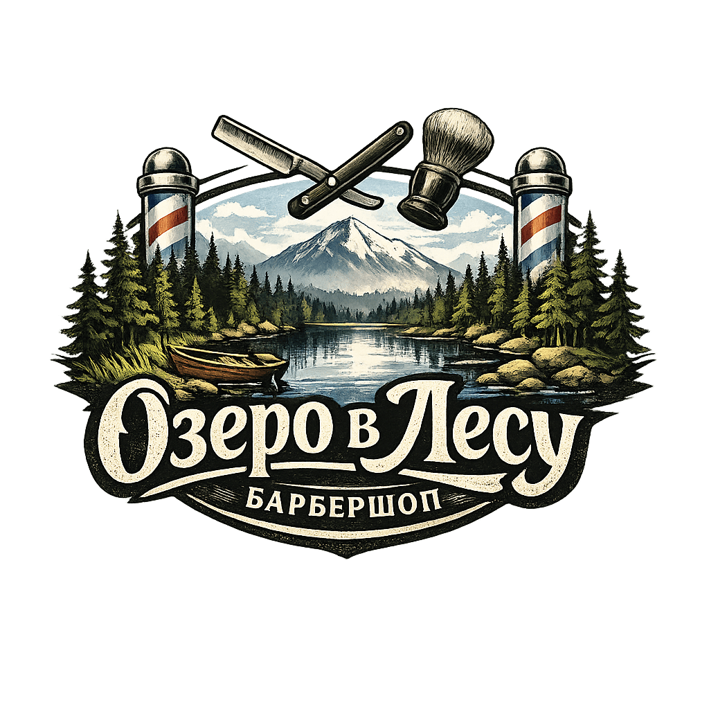 Логотип Озеро в лесу